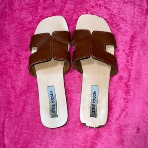 Steve Madden Cognac Sandals